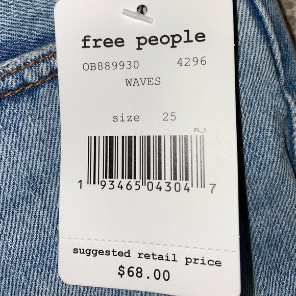 Free People Mid-Rise Jean Shorts - Picture 3 of 4